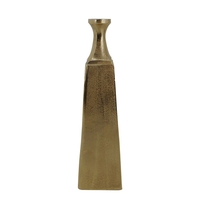 GLORY VASE ALUMINIUM GOLD D13xH41cm IN