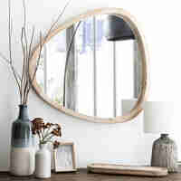 AENAOS 70 NATURE MIRROR WOOD NATURAL 70xH75cm E1 PRC