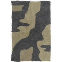 RIVER CARPET COTTON BEIGE GREY 60x90cm IN