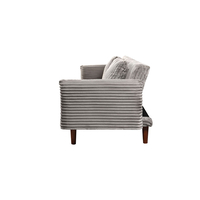 COTTLE SOFA BED 3SEAT FABRIC GREY LIGHT E1 PRC