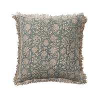 JERICHO DECOR CUSHION COTTON VISCOSE AQUA BEIGE 50