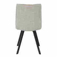 DUE FACCE CHAIR FABRIC LATTE BEIGE METAL BLACK E1 PRC