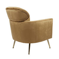 TESTA ARMCHAIR FABRIC GOLD METAL GOLD E1 PRC