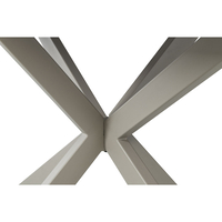 CASPIAN TABLE MELAMINE GREY WITH MARBLE PATTERN METAL LATTE 180x90x75 E1 PRC