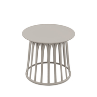 BASKET COFFEE TABLE PP GREY LIGHT 49.5x49.5x44 PRC
