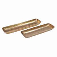 PAGRI BOWL ALUMINIUM GOLD 40x17xH4cm IN