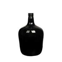 STARLESS SKY BOTTLE RECYCLED GLASS BLACK D24,5xH40