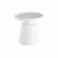 AMAR COFFEE TABLE SET 2PCS METAL WHITE 50x50xH50cm