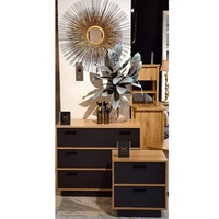 IMAGE COMMODE 3DRAWERS MELAMINE SONOMA GREY DARK E1 EU