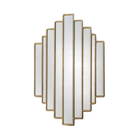 HARMONY MIRROR WALL METAL GOLD 51,5xH80cm PRC