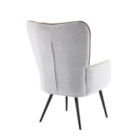 MANIFEST ARMCHAIR FABRIC BEIGE METAL CAMEL BLACK PRC
