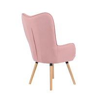 PASTEL ARMCHAIR FABRIC BABBALOO WOOD NATURAL E1 PRC