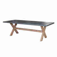 CAMIRO TABLE FIBER CEMENT CEMENT NATURAL 180x90xH75cm VN