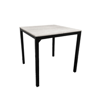 STUDIO TABLE CHIPBOARD WITH MELAMINE SONOMA METAL BLACK E1 PRC