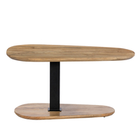 LEVEL COFFEE TABLE WOOD MANGO NATURAL METAL BLACK 95x65xH48cm IN