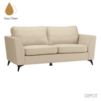 BOEL SOFA 3SEAT EASY CLEAN FABRIC BEIGE E1 EU