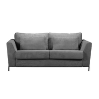 COCOON SOFA BED 3SEAT EASY CLEAN FABRIC GREY E1 EU