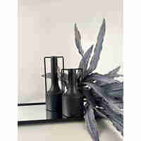 LORRY TRAY METAL MIRROR BLACK 119,5x31xH11cm PRC