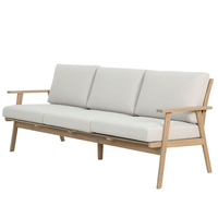 ETOILE LOUNGE SET 1+2+1 WOOD ACACIA NATURAL BEIGE