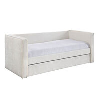CALMO SOFA BED (FOR MATTRESS 90x195cm) FABRIC CREA