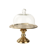 BRILLER COUP ALUMINIUM GLASS GOLD D23xH27cm IN