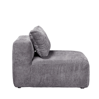 BOX ARMCHAIR EASY CLEAN FABRIC GREY E1 EU