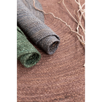 RONDO CARPET JUTE BROWN 120x120cm IN