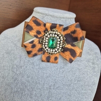 Leopard mini brooch