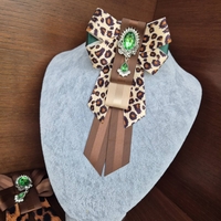 Leopard Bow Brooch