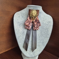 Leopard Bow Brooch