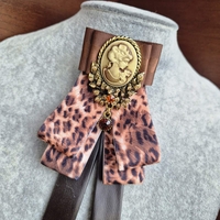 Leopard Bow Brooch