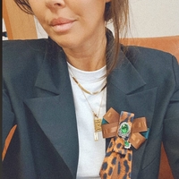 Leopard Bow Brooch
