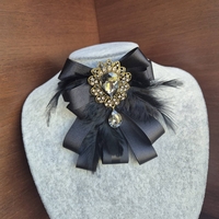 Black Bow brooch