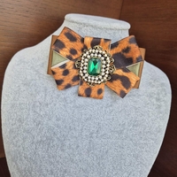 Leopard mini brooch