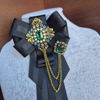 Black Bow brooch