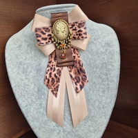 Leopard Bow Brooch