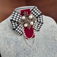 Burgundy  Mini Brooch