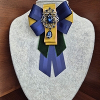 Dark Blue Mini Brooch