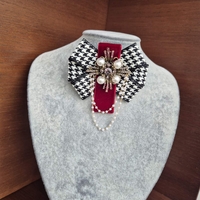 Burgundy  Mini Brooch