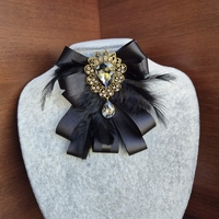 Black Bow brooch