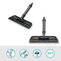 Cleansystem Window Cleaner, window wiper with microfibre fleece and squeegee