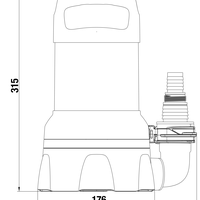 Потопяема помпа за чиста вода Clear Water 11000