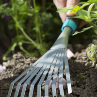 GARDENA Comfort hand rake, corrosion-resistant, ergonomic handle