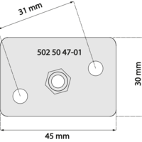 Cover plate - Intake port