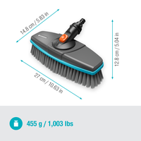 Cleansystem Handle Brush soft, cleaning brush for larger, delicate surfaces