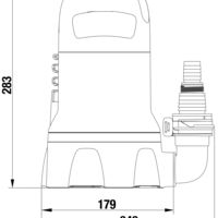 Потопяема помпа за чиста вода Clear Water 9000