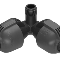 Ъглово разклонение 25 мм x 1/2