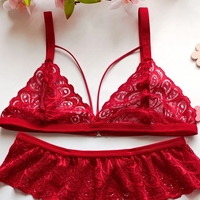 Луксозен комплект дамско бельо Red Alisa