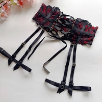 Дантелен жартиер Noir