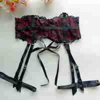 Дантелен жартиер Noir